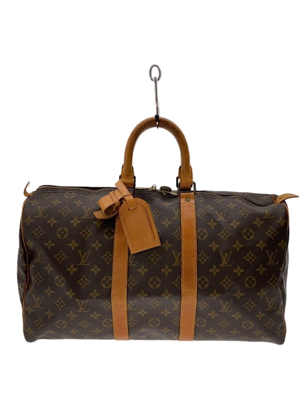 LOUIS VUITTON Keepall Bandouliere Monogram Canvas Brown